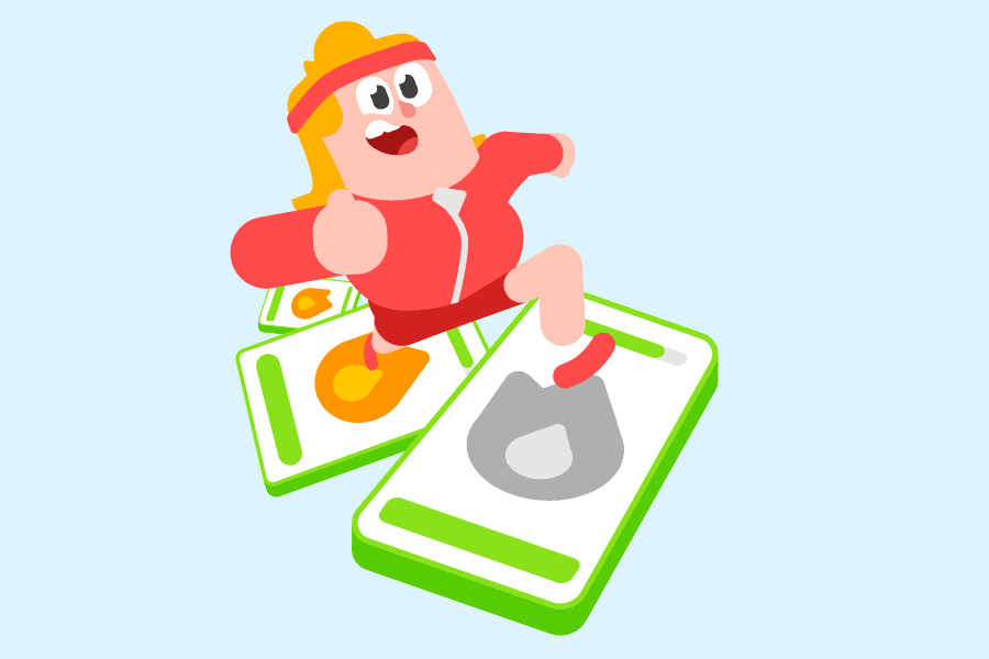 Duolingo motivation lesson illustration
