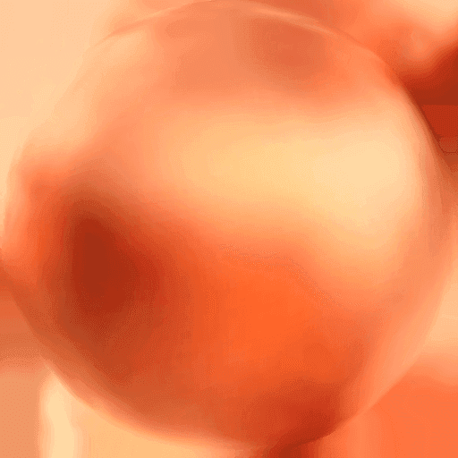 Warm orange generative gradient