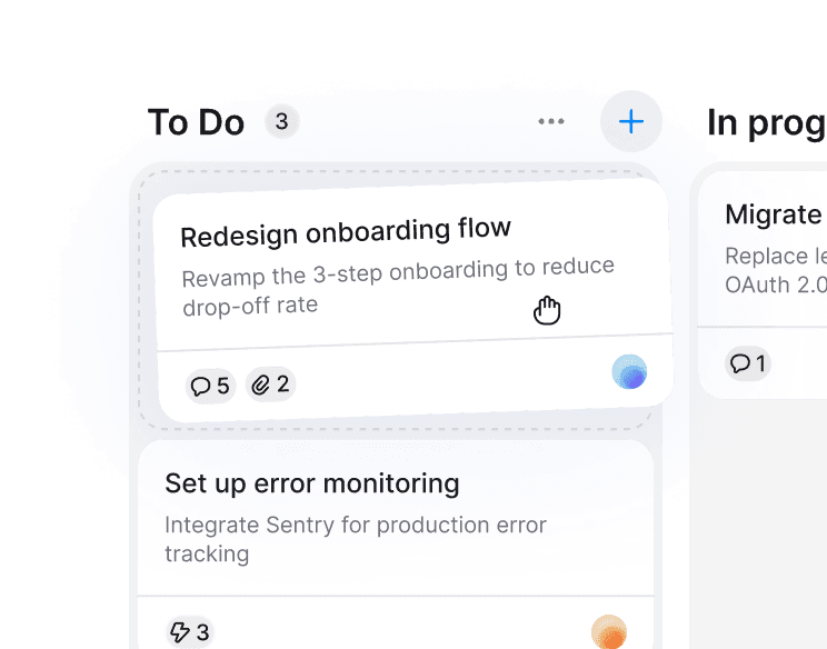 Kanban component preview